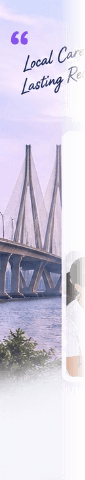 Bandra-Worli Sea Link silhouette